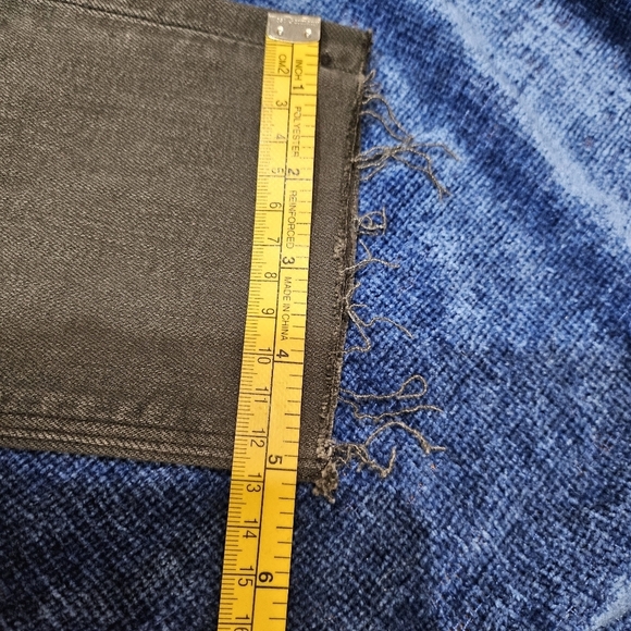 Hudson Jeans Nico Midrise Raw Hem Super Skinny Black Acid Wash Distressed 29/8 - Picture 9 of 9